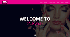 Desktop Screenshot of ilovepinknails.com